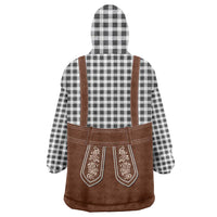Oktoberfest Lederhosen Costume Wearable Blanket Hoodie German Beer Festival - Wonder Print Shop