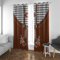 Oktoberfest Lederhosen Costume Window Curtain German Beer Festival - Wonder Print Shop