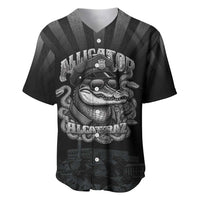 Alligator Alcatraz Police Baseball Jersey Prison Florida Everglades - Wonder Print Shop