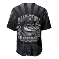 Alligator Alcatraz Police Baseball Jersey Prison Florida Everglades - Wonder Print Shop