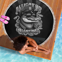 Alligator Alcatraz Police Beach Blanket Prison Florida Everglades - Wonder Print Shop