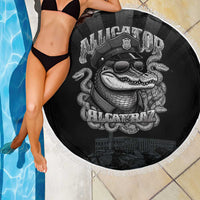 Alligator Alcatraz Police Beach Blanket Prison Florida Everglades - Wonder Print Shop