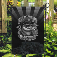 Alligator Alcatraz Police Garden Flag Prison Florida Everglades - Wonder Print Shop