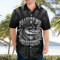 Alligator Alcatraz Police Hawaiian Shirt Prison Florida Everglades - Wonder Print Shop