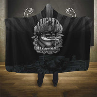 Alligator Alcatraz Police Hooded Blanket Prison Florida Everglades - Wonder Print Shop