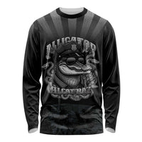 Alligator Alcatraz Police Long Sleeve Shirt Prison Florida Everglades - Wonder Print Shop