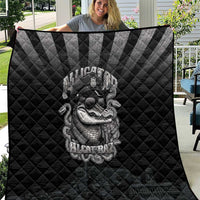 Alligator Alcatraz Police Quilt Prison Florida Everglades - Wonder Print Shop