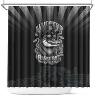 Alligator Alcatraz Police Shower Curtain Prison Florida Everglades - Wonder Print Shop