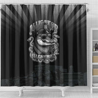 Alligator Alcatraz Police Shower Curtain Prison Florida Everglades - Wonder Print Shop