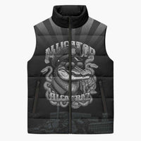 Alligator Alcatraz Police Sleeveless Puffer Jacket Prison Florida Everglades - Wonder Print Shop