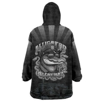 Alligator Alcatraz Police Wearable Blanket Hoodie Prison Florida Everglades - Wonder Print Shop