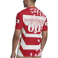 Custom Japan Rugby Rugby Jersey Brave Cherry Blossoms Flying Petals - Wonder Print Shop