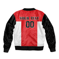 Custom Japan Rugby Bomber Jacket Seamless Japanese Waves Pattern - Wonder Print Shop