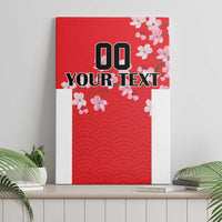 Custom Japan Rugby Canvas Wall Art Seamless Japanese Waves Pattern - Wonder Print Shop