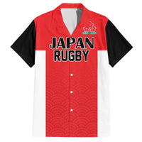 Custom Japan Rugby Family Matching Puletasi and Hawaiian Shirt Seamless Japanese Waves Pattern - Wonder Print Shop