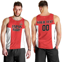 Custom Japan Rugby Men Tank Top Seamless Japanese Waves Pattern - Wonder Print Shop