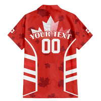 Custom Canada Rugby Family Matching Mermaid Dress and Hawaiian Shirt Canada Flag Maple Leaf - Wonder Print Shop