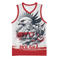 Poland Independence Day Basketball Jersey Polska Eagle Proud To Be Polish - Wonder Print Shop