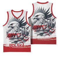 Poland Independence Day Basketball Jersey Polska Eagle Proud To Be Polish - Wonder Print Shop