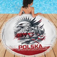 Poland Independence Day Beach Blanket Polska Eagle Proud To Be Polish - Wonder Print Shop