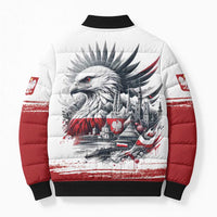 Poland Independence Day Bomber Puffer Jacket Polska Eagle Proud To Be Polish - Wonder Print Shop