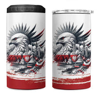 Poland Independence Day 4 in 1 Can Cooler Tumbler Polska Eagle Proud To Be Polish - Wonder Print Shop