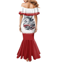 Poland Independence Day Family Matching Mermaid Dress and Hawaiian Shirt Polska Eagle Proud To Be Polish - Wonder Print Shop