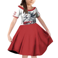 Poland Independence Day Family Matching Off Shoulder Short Dress and Hawaiian Shirt Polska Eagle Proud To Be Polish - Wonder Print Shop