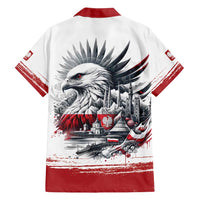 Poland Independence Day Family Matching Off Shoulder Short Dress and Hawaiian Shirt Polska Eagle Proud To Be Polish - Wonder Print Shop