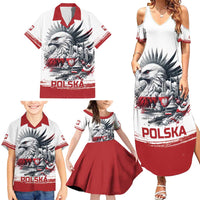 Poland Independence Day Family Matching Summer Maxi Dress and Hawaiian Shirt Polska Eagle Proud To Be Polish - Wonder Print Shop