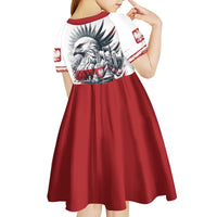 Poland Independence Day Kid Short Sleeve Dress Polska Eagle Proud To Be Polish - Wonder Print Shop