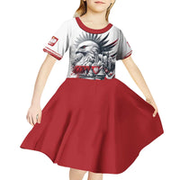 Poland Independence Day Kid Short Sleeve Dress Polska Eagle Proud To Be Polish - Wonder Print Shop