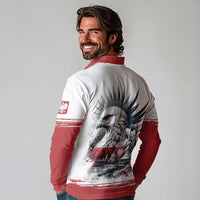 Poland Independence Day Long Sleeve Polo Shirt Polska Eagle Proud To Be Polish - Wonder Print Shop