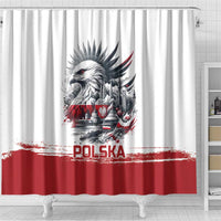 Poland Independence Day Shower Curtain Polska Eagle Proud To Be Polish - Wonder Print Shop