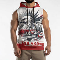 Poland Independence Day Sleeveless Hoodie Polska Eagle Proud To Be Polish - Wonder Print Shop