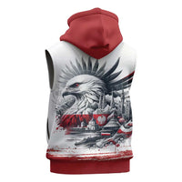 Poland Independence Day Sleeveless Zip Hoodie Polska Eagle Proud To Be Polish - Wonder Print Shop