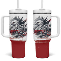 Poland Independence Day Tumbler With Handle Polska Eagle Proud To Be Polish - Wonder Print Shop