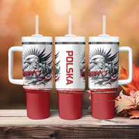 Poland Independence Day Tumbler With Handle Polska Eagle Proud To Be Polish - Wonder Print Shop