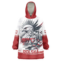 Poland Independence Day Wearable Blanket Hoodie Polska Eagle Proud To Be Polish - Wonder Print Shop
