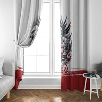 Poland Independence Day Window Curtain Polska Eagle Proud To Be Polish - Wonder Print Shop