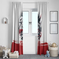 Poland Independence Day Window Curtain Polska Eagle Proud To Be Polish - Wonder Print Shop