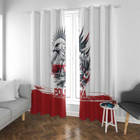 Poland Independence Day Window Curtain Polska Eagle Proud To Be Polish - Wonder Print Shop