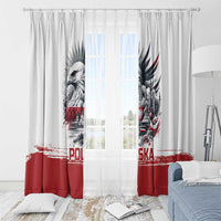 Poland Independence Day Window Curtain Polska Eagle Proud To Be Polish - Wonder Print Shop