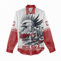 Poland Independence Day Women Casual Shirt Polska Eagle Proud To Be Polish - Wonder Print Shop