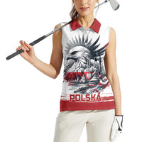 Poland Independence Day Women Sleeveless Polo Shirt Polska Eagle Proud To Be Polish - Wonder Print Shop
