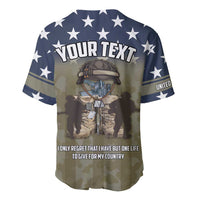 Personalized Veterans Day 2024 Baseball Jersey U.S Veterans Proud Dad - Wonder Print Shop