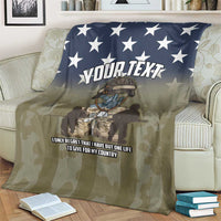Personalized Veterans Day 2024 Blanket U.S Veterans Proud Dad