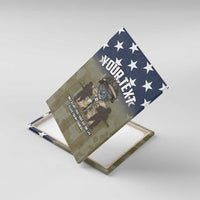Personalized Veterans Day 2024 Canvas Wall Art U.S Veterans Proud Dad - Wonder Print Shop