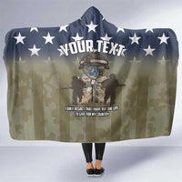 Personalized Veterans Day 2024 Hooded Blanket U.S Veterans Proud Dad