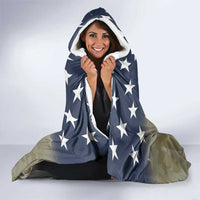 Personalized Veterans Day 2024 Hooded Blanket U.S Veterans Proud Dad